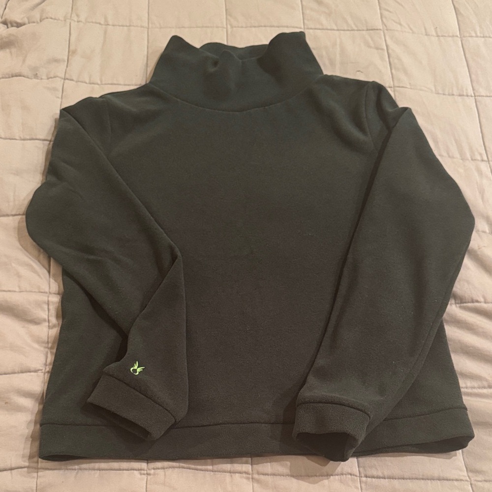 Women's Dark Green Turtleneck